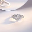 Classic Heart Zircon Rings Jewelry Hot on Sale