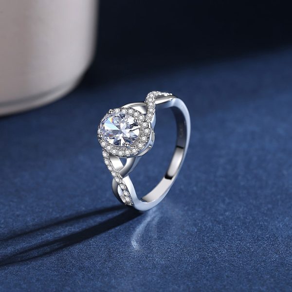 Classic Egg shaped Zircon Rings Jewelry Online Hot Sale