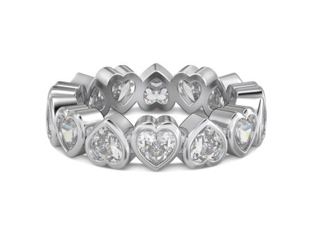 Luxury heart-shaped zircon ring Supply