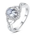 Classic Egg shaped Zircon Rings Jewelry Online Hot Sale