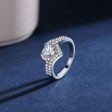 Classic Heart Zircon Rings Jewelry Hot on Sale