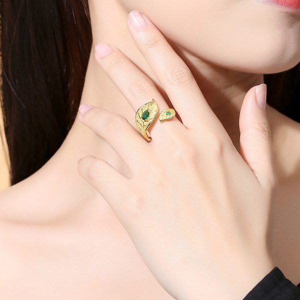 Calla Lily Open Ring Jelwery For Cheap