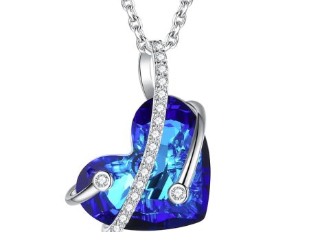 Protector Heart Crystal Necklace Online now