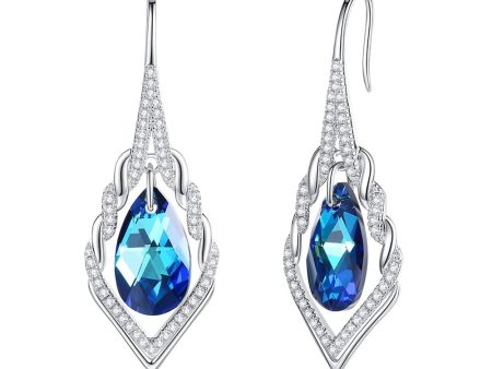 Pear-shaped Crystal Earrings Jewelry Discount