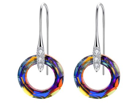 Big Cosmic Ring Crystal Earrings Jewelry Discount