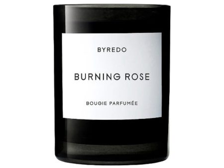 BURNING ROSE CANDLE Sale