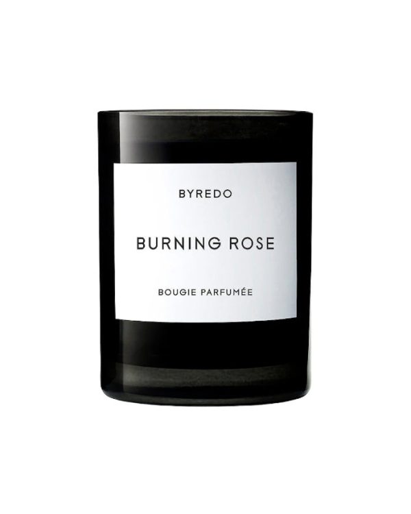 BURNING ROSE CANDLE Sale