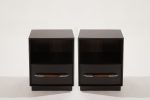 Dark Walnut Nightstands by T.H. Robsjohn-Gibbings, 1950s Discount