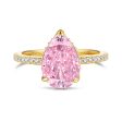 Pear Shaped Zirconia Ring Women Sale