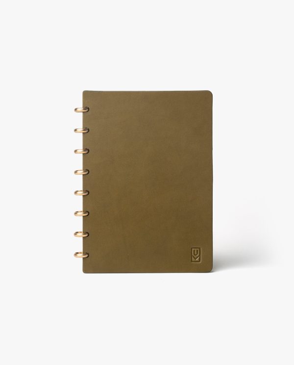 Discbound Heirloom Journal (Olive Leather) Hot on Sale