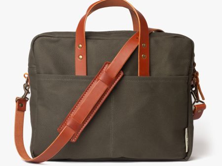 Prospect Briefcase (J. Stark × Ugmonk - Olive Chestnut) Cheap