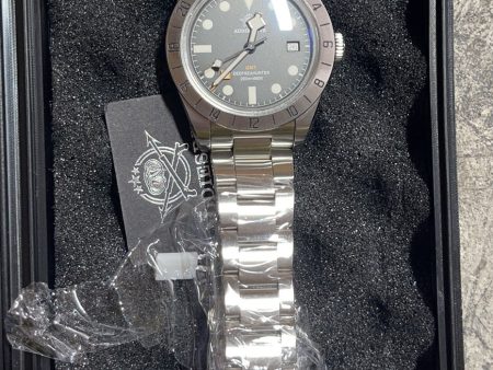 ★Pre-Owned★Addiesdive Retro BB GMT Quartz Watch For Sale