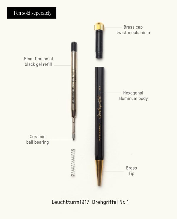 Black Gel Pen Refill (The Ugmonk Pen) For Cheap