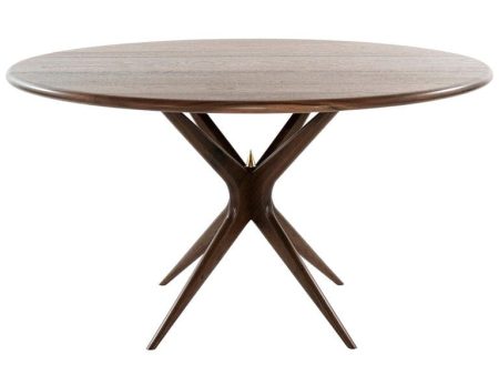 Gazelle Dining Table in Natural Walnut by Stamford Modern Sale