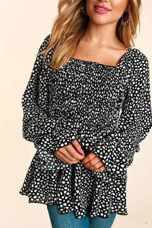 Anne Dotted Top Supply