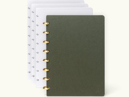 Discbound Journal Bundle (6 x 8.5  Journal + 3 Refills) Sale