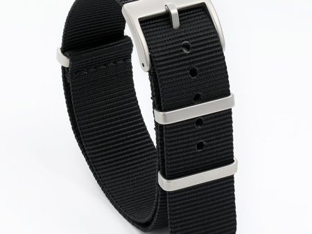 Smooth Nylon Watch Band with Sandblasting Buckle Sale