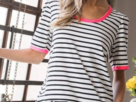 Gracelyn Stripe Top For Discount