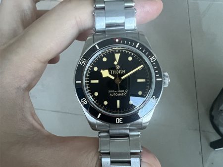 ★Pre-Owned★ Thorn 39mm Retro Diver Watch on Sale