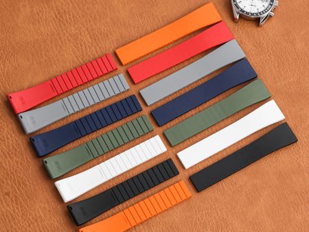 ★Free Gift★Cut-to-Size CTS FKM Rubber Watch Strap For Sale