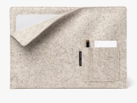 Magnetic Laptop Sleeve (Nedrelow x Ugmonk - Light Gray) For Sale