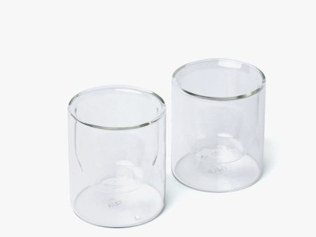 Yield 6oz Double Wall Glasses (Clear - Set of 2) Sale