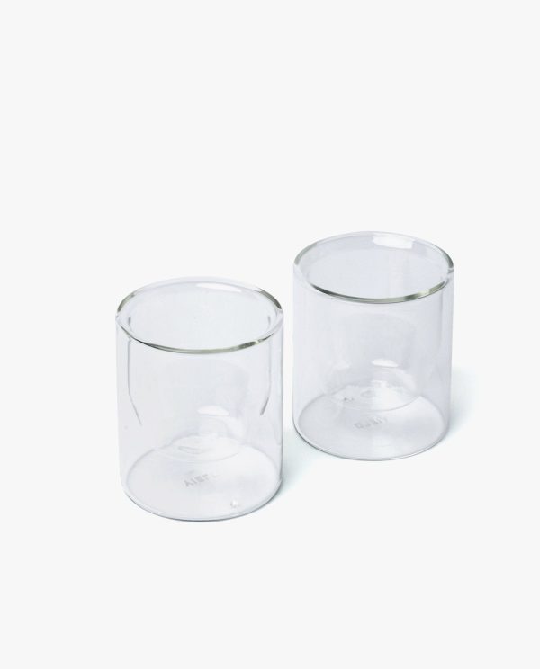 Yield 6oz Double Wall Glasses (Clear - Set of 2) Sale