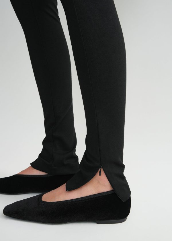 Zip leggings black Supply