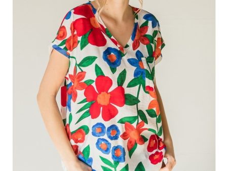 Jasper Floral Top For Discount