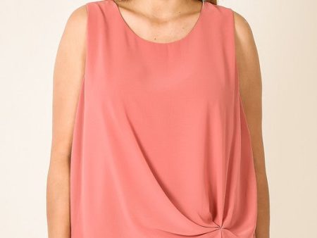 PL Sleeveless Chiffon Side Tie For Sale