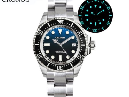 Cronos 44mm Sub Diver Watch 6009 - Calendar Online Sale