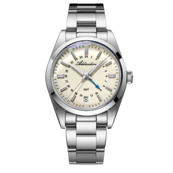 ★Weekly Deals★Addiesdive Elegance Collection GMT Quartz Watch AD2065 Online Hot Sale