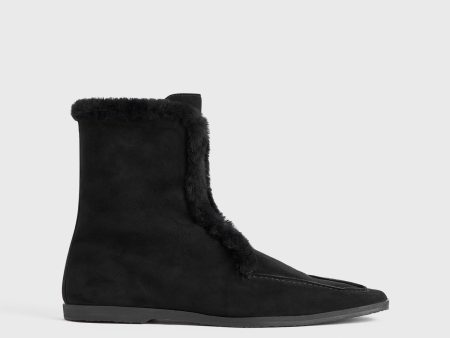 Zipped winter boots black Hot on Sale