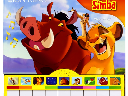 Disney The Lion King - Songs with Simba Piano Songbook with Built-In Keyboard Hot on Sale