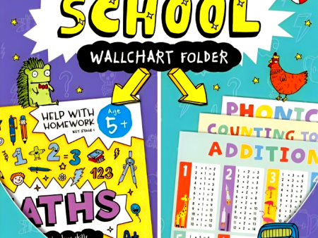 Help With Homework: 5+ Starting School Wallchart Folder Hot on Sale